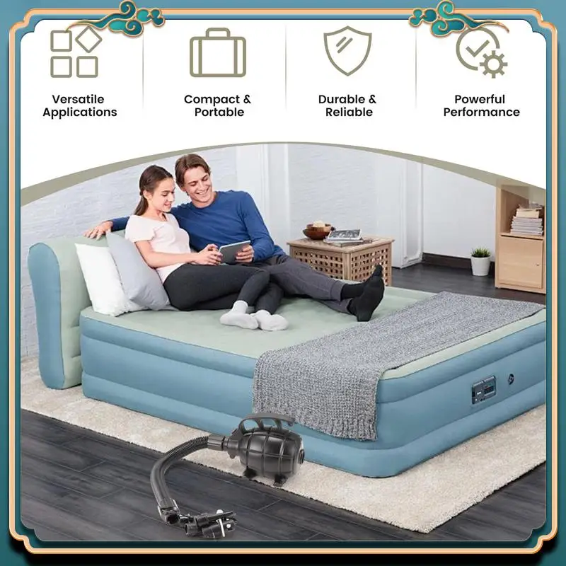 

Latest Portable Air Pump Air Mat For Tumbling Inflatable Pump For Home Air Bed Air Track Pump 600W Air Compressor