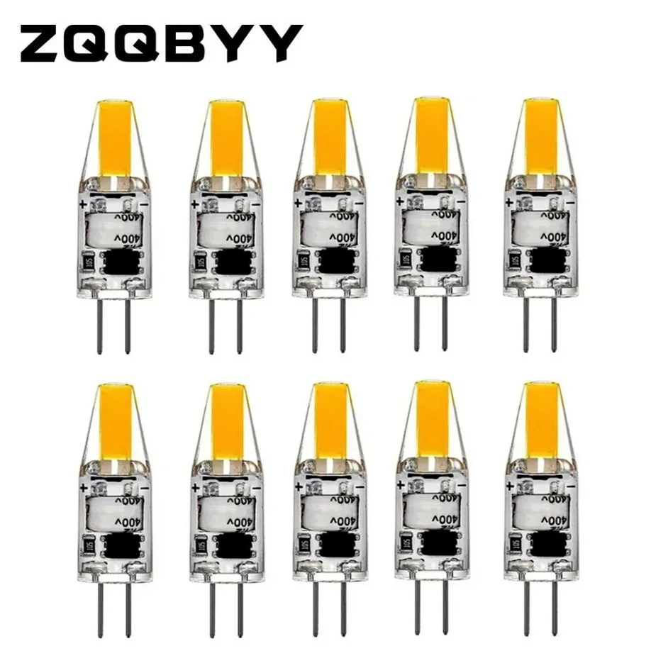 10 pcs G4 LED Lamp ACDC12V 220V Saving Mini COB Bulb Lampada 360 Beam Angle Replace 40W Halogen Lamp Spotlight Chandelier Light