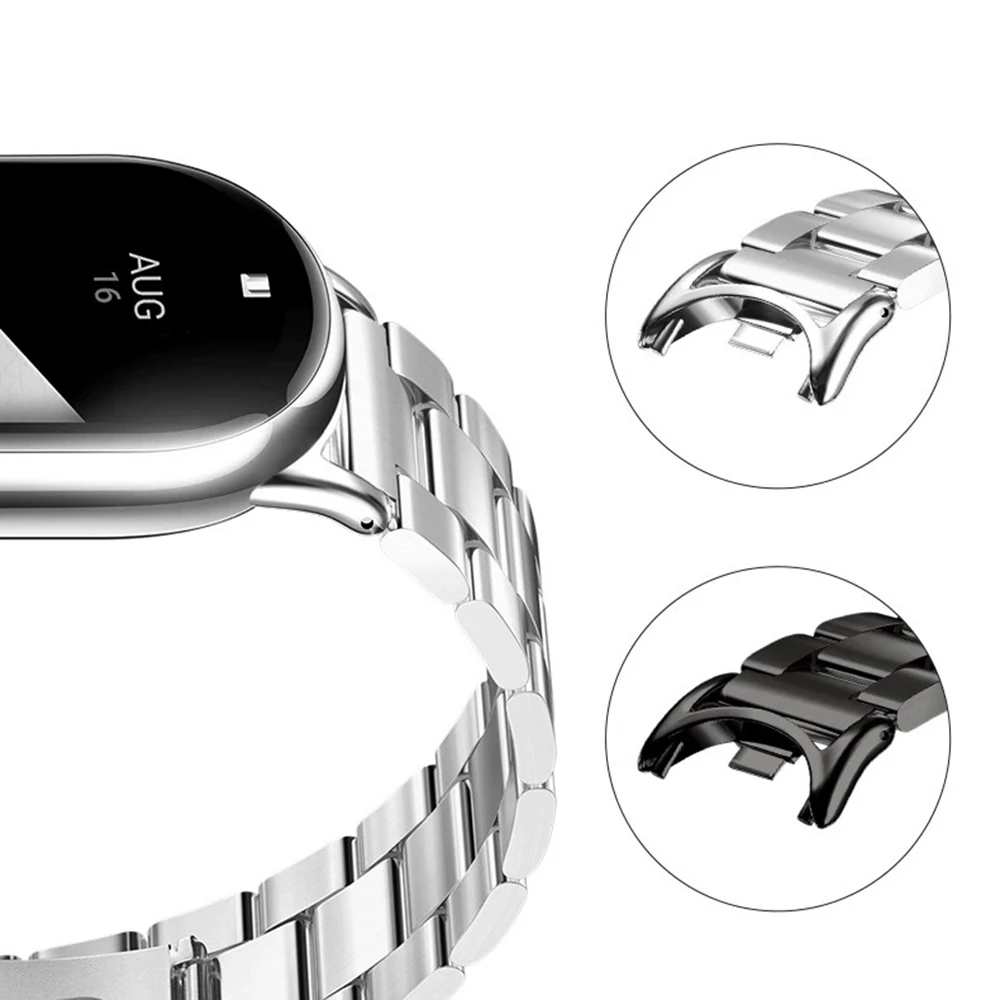 Stainless Steel Bracelet for Xiaomi mi band 9/8 Strap Replacement Correa for Miband 9 Bands for Xiaomi 8 Watchbands Accesorios