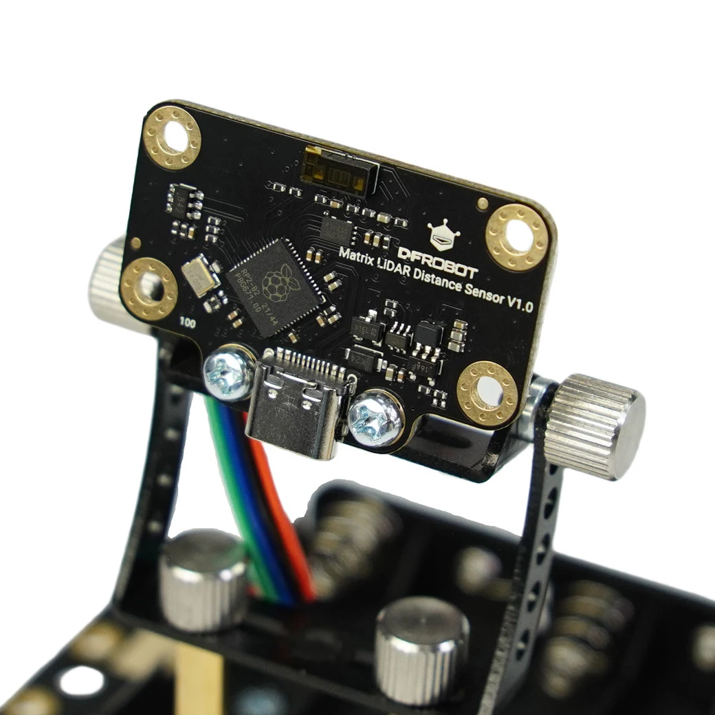 DFRobot Maqueen Plus V3 Матричная лазерная навигация STEM Программируемый робот AA/18650 Батарея для образовательных соревнований micro:bit