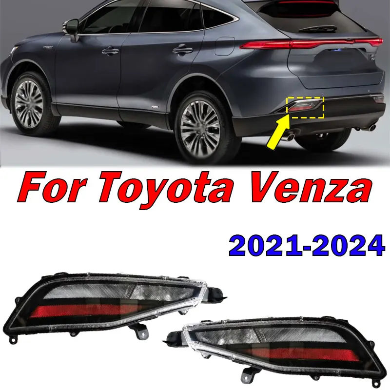 

For Toyota Venza 2021 2022 2023 2024 Rear Bumper Fog Light Brake Light Signal Lamp Reverse Light Assembly 8153148011 8154148011