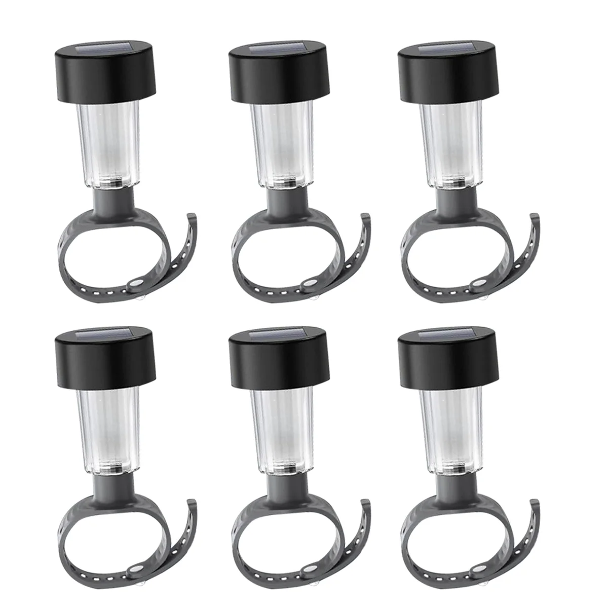 

6PCS Solar Pool Light Waterproof LED for Swimming Pool Outdoor Pool Fence Decorative Accessories