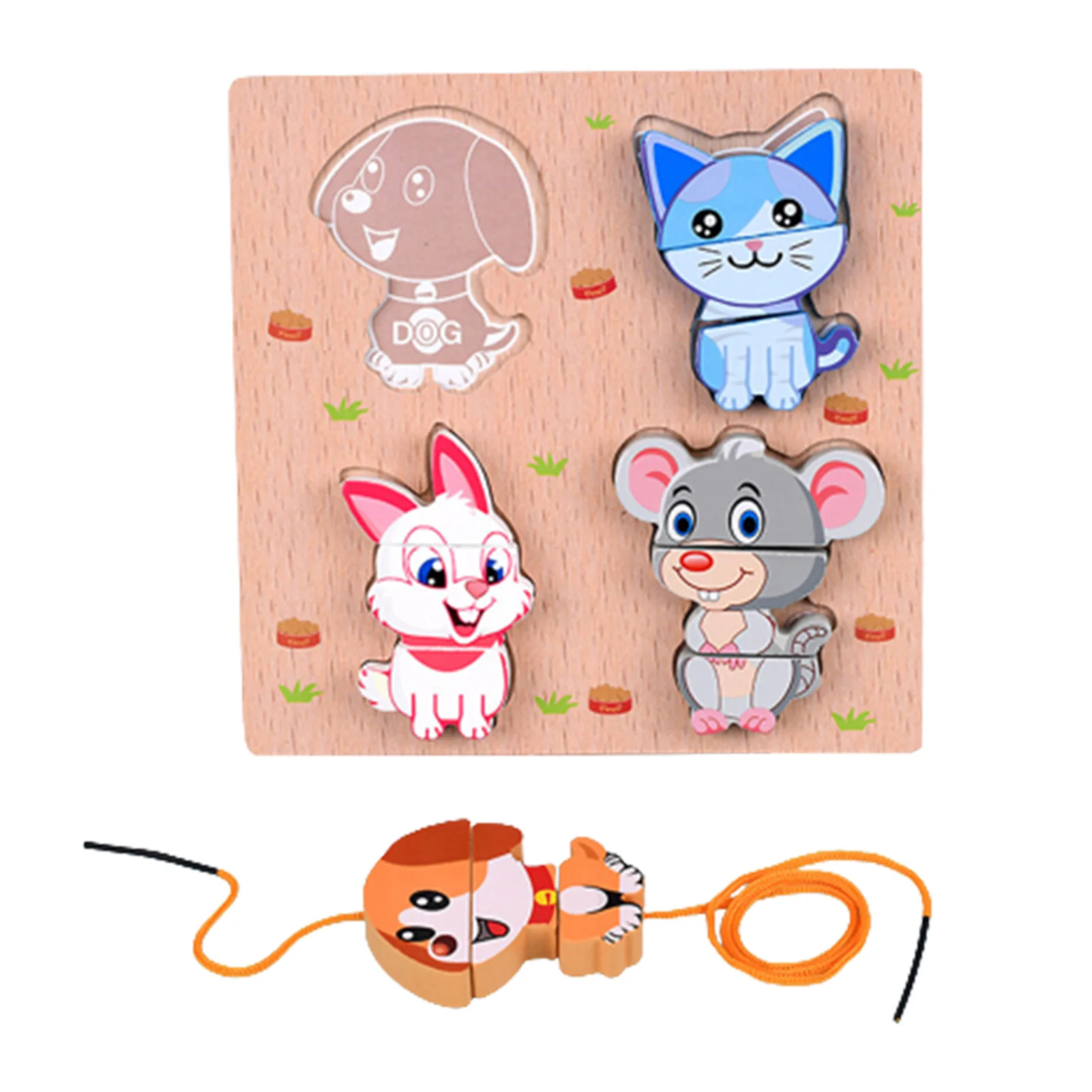 1 セット子供用キッズ 3D パズルウォルド漫画マルチテーマ DIY 教育玩具