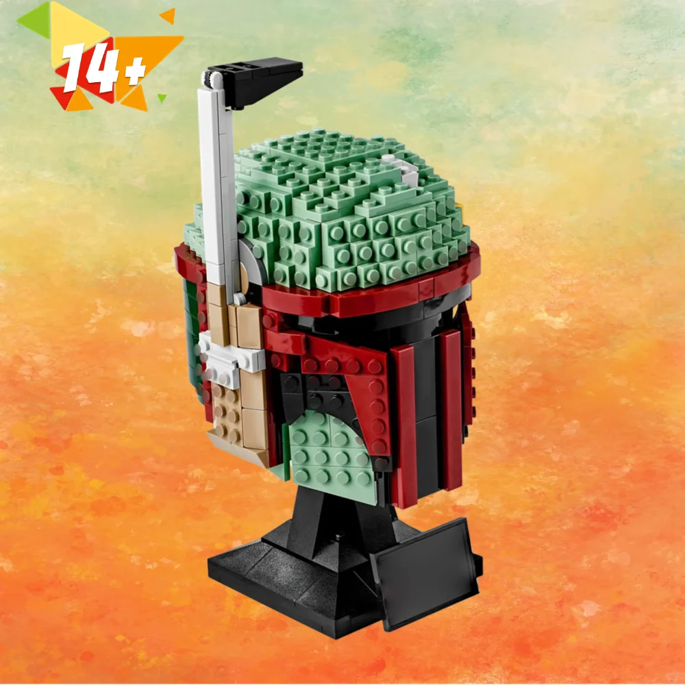 625 قطعة خوذة التجميع صالح 75277 الطوب بوبا لتقوم بها بنفسك خطة نجوم الفضاء MOC اللبنات لعبة هدية الكريسماس للأصدقاء