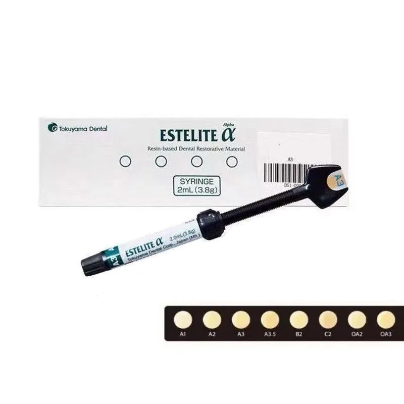 

3.8g/Syringe Dental Nano Filling Restoration Resin Material Tokuyama Resin ESTELITE Light Curing Composite Resin Material