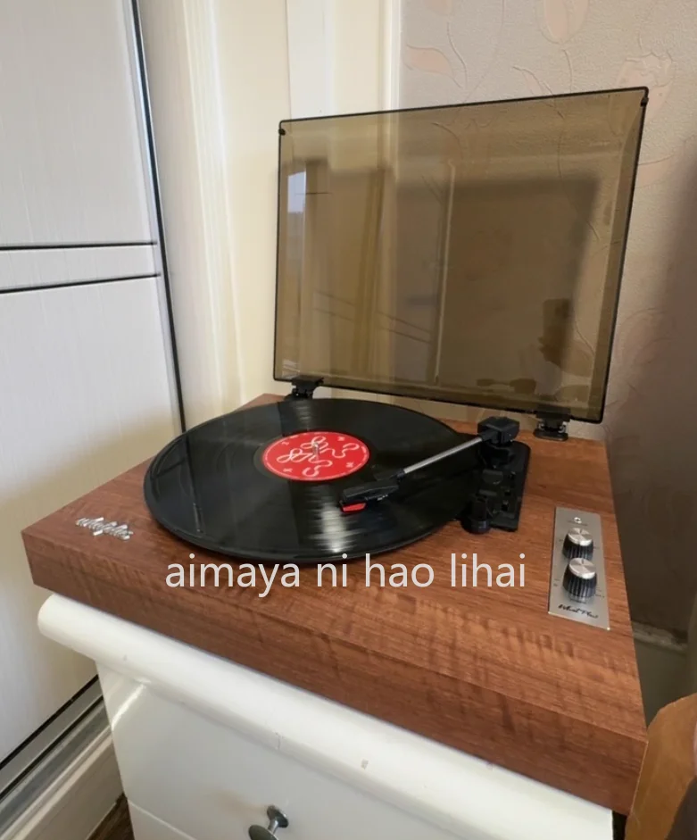 1900 vinyl record player, retro phonograph stereo, vinyl record player, bluetooth speaker.