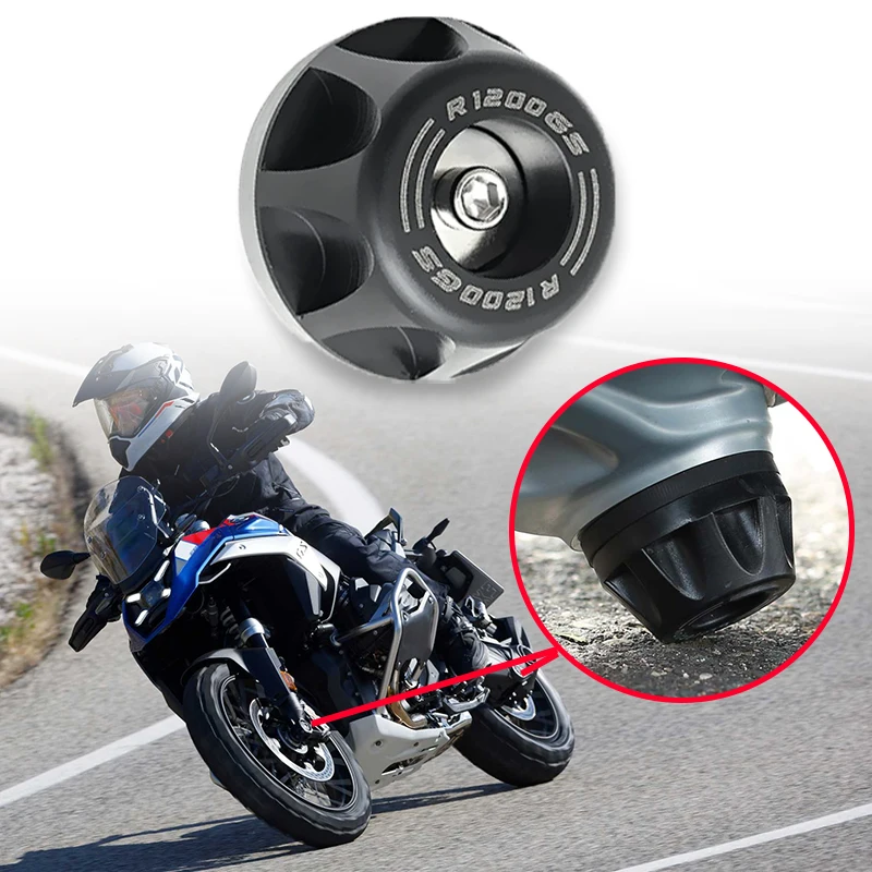 For BMW R1200GS  R1200 GS LC ADV R 1200GS Adventure Final Drive Housing Cardan Crash Slider Axle Protector Protection Pads