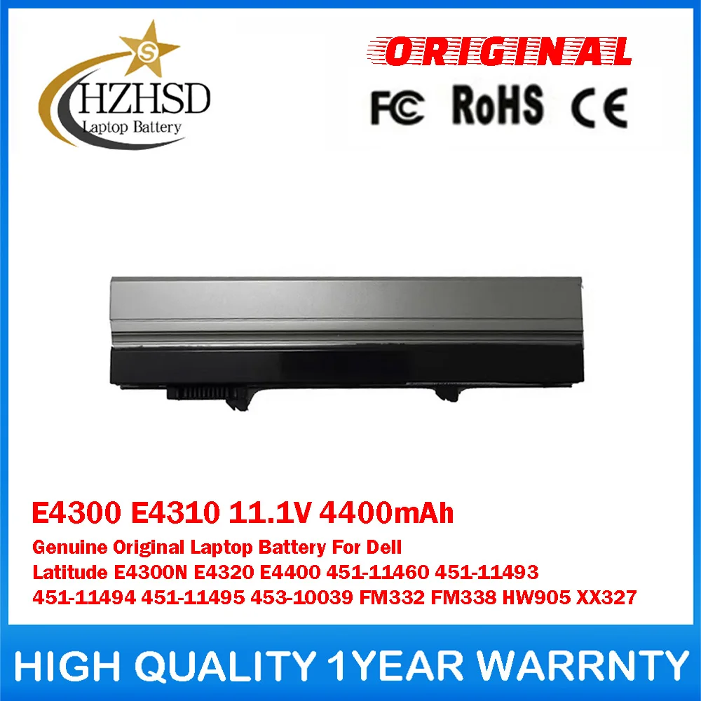 E4300 E4310 11.1V 4400mAh Genuine Original Laptop Battery For Dell Latitude E4300N E4400 451-11460 451-11493 451-11494 451-11495