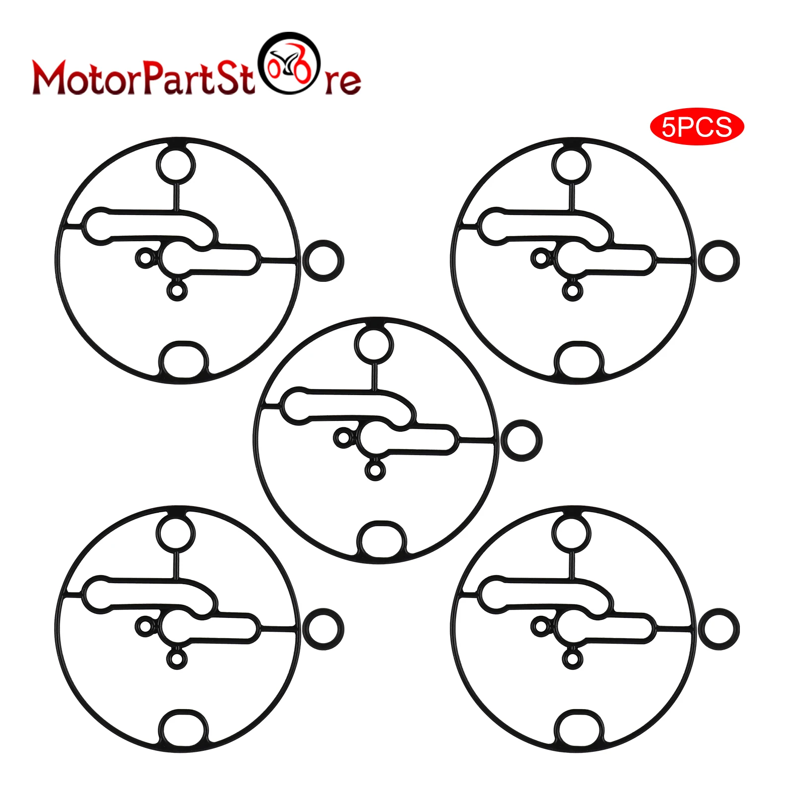 

5 Sets 698781 Float Bowl Gasket Seals O Ring for 698781 Nikki Gasket Carburetor Rebuild Kit Troy-Bilt Toro Lawn Mowers Rebuilt