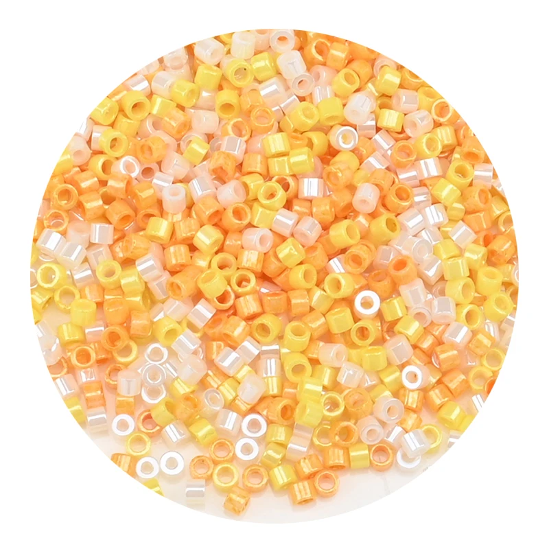 13750 Stück/Set 2 mm große japanische Glasperlen, zylindrische Perlen für die Schmuckherstellung, Halskette, Armband, DIY-Zubehör, 11 Farben – Detail 32