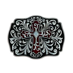 Tang grass cross belt buckle Western style