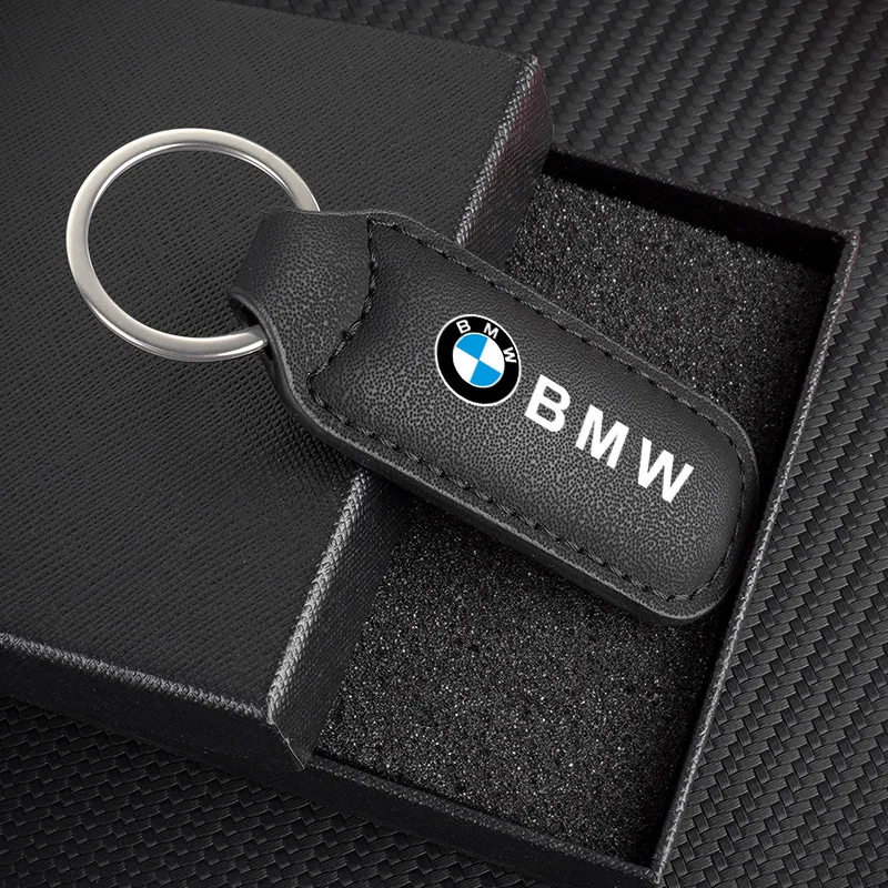 Vintage Leather Car Keychain Key Ring For BMW X1 X2 X3 X5 X4 X6 X7 G30 G20 G32 G11 G12 F40 F30 F20 F10 F34 Interrior Accessories view 5