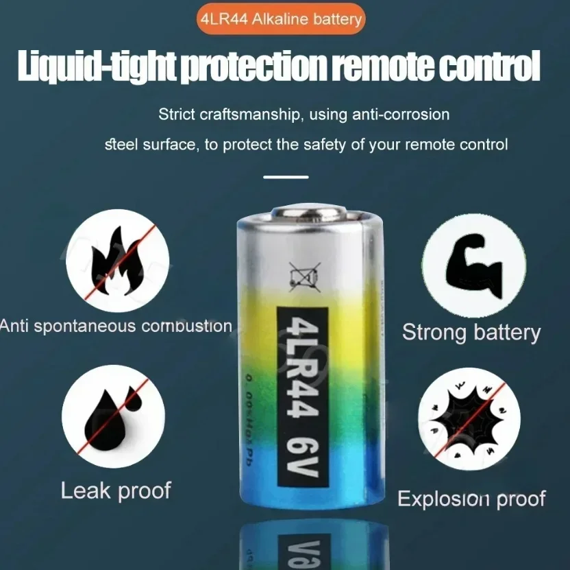 

Alkaline Battery 4LR44 L1325 Dry Cell Reliable Performance for Pet Collar Remote Control Beauty Device Power Battery