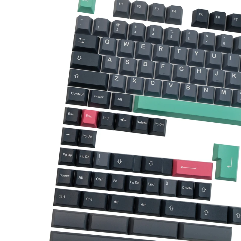 Imagem -05 - Gmk Modern Dolch Keycaps Cherry Profile Keycap Dye Sublimation Iso Digite 3u 7u Barra de Espaço Pbt 1.75u 2u 142 Chaves por Conjunto