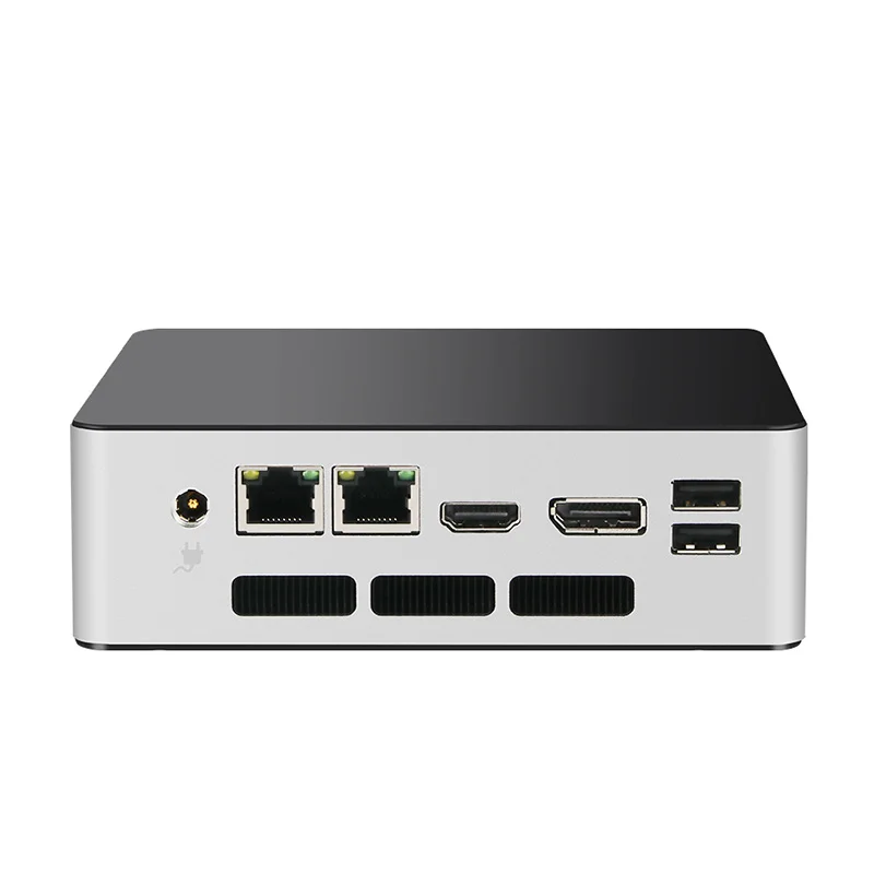 Mini PC Intel Ultra 7 155U Processor WiFi6 Dual Ethernet HDMI2.0 DP Type-C Windows 11 Supports 2x DDR5 2x M.2 NVMe SSD