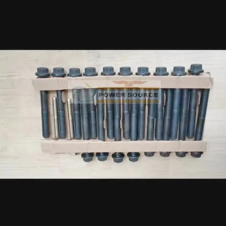 

4M40 4M40T Cylinder Head Bolt Screw Nuts 258126 81016500 For Mitsubishi Pajero GLX GLS Montero GLX Montero GLS Canter 2.8L 1994-