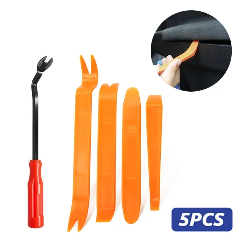 Auto Door Clip Panel Trim Removal Tools Kits Navigation Blades Disassembly Plastic Car Interior Seesaw Conversion Repairing Tool