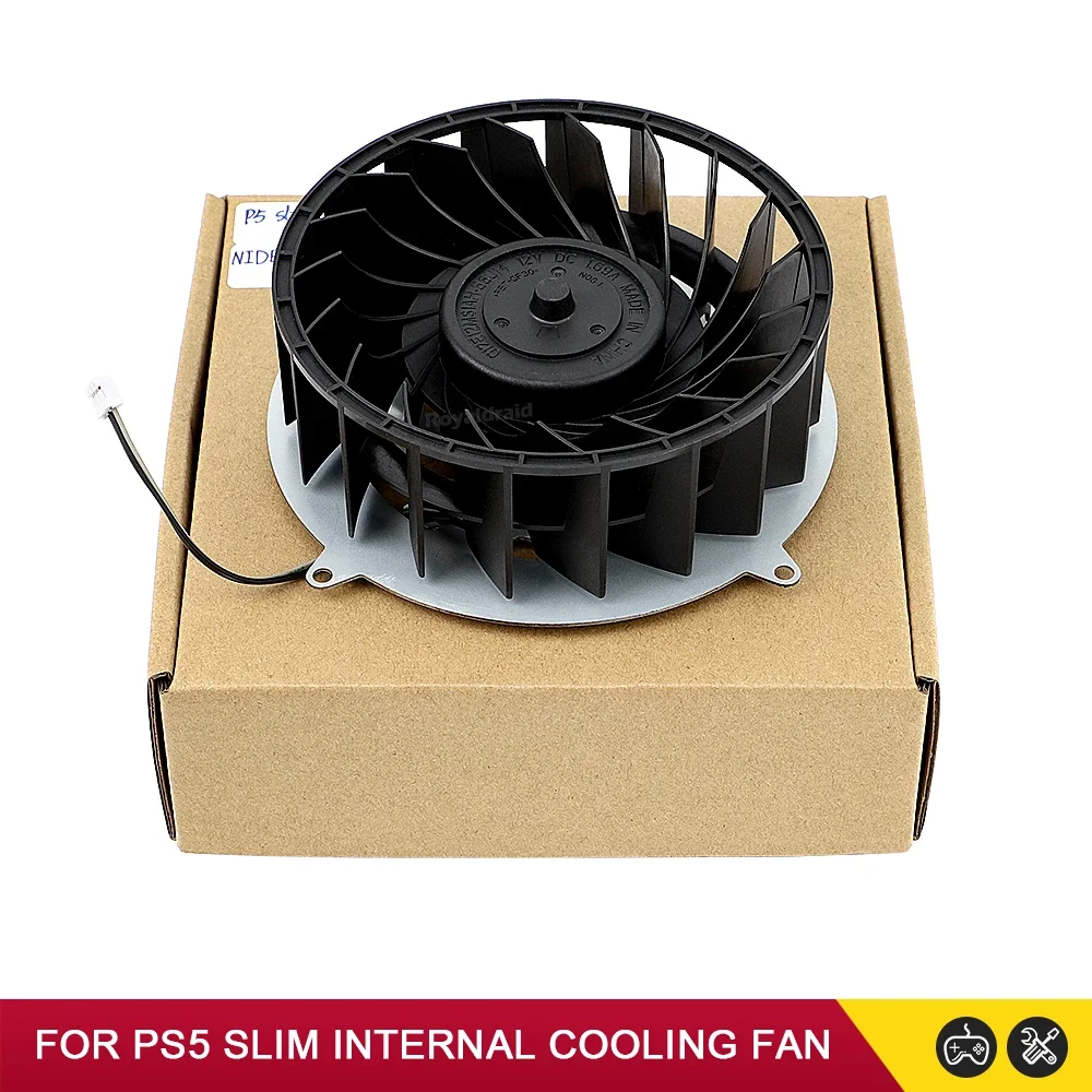 NEW Internal Cooling Cooler Fan For PS5 Slim Console 19 Blades Cooler Fan G12E12MS1AH-56J14 12V DC1.69A For PS5 Slim Original