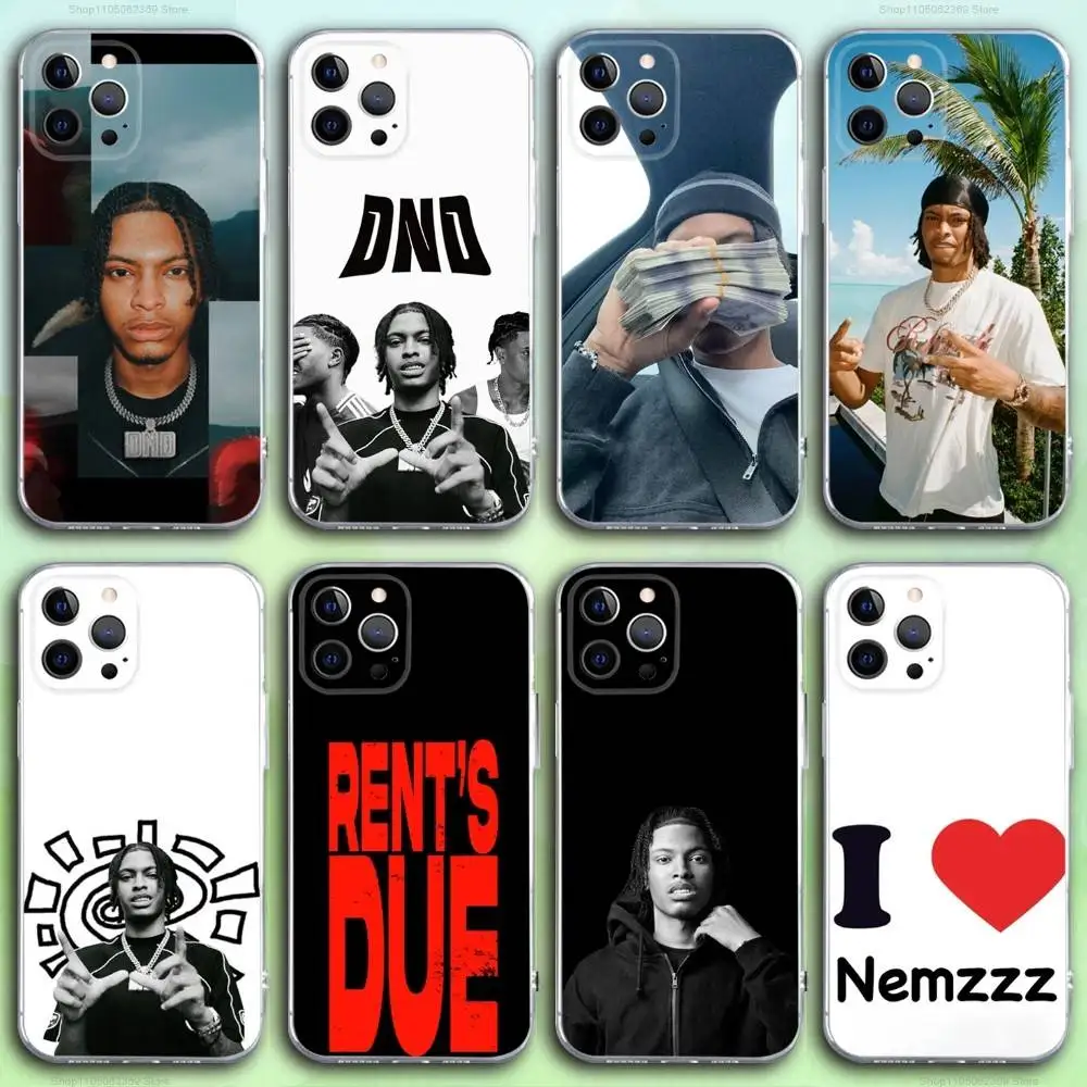 

Rapper N-Nemzzz 2MS Phone Case For iPhone 17,16,15,14,13,12,11 Pro,Max,Plus,X,XS,XR,SE4,E Mini Transparent Soft Cover