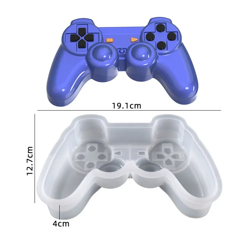 2 Moldes De Silicona Para Gamepad Y Teclado – Crea Chocolates, Jabones O Hielo Con Forma De Mando
