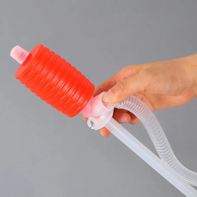 Bomba transferencia líquido manual H7BD Siphón expulsión para automóvil combustible aceite mano