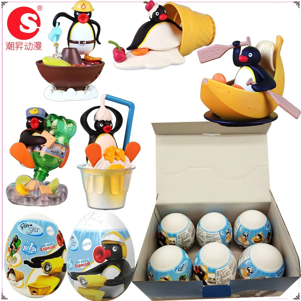 

Genuine Pingu Greedy Little Goose Series Gashapon Blind Box Desktop Ornament Penguin Doll Creative Model Trendy Surprise Gifts