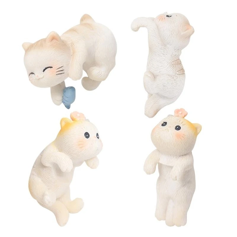 

Miniature Small Cats Ornaments Simulated Landscape Decorations Bonsais Crafts