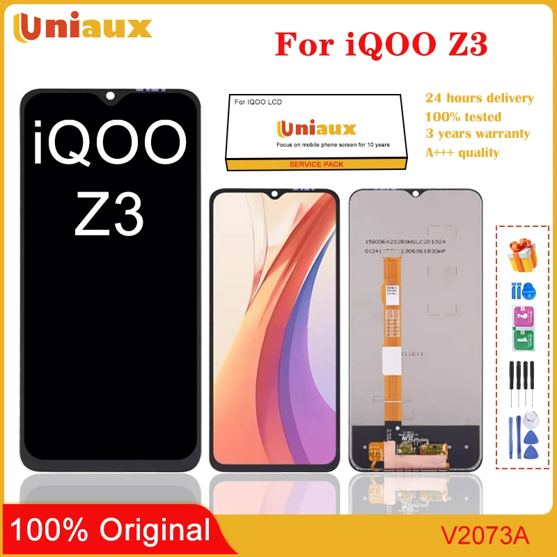 

For VIVO iQOO Z3 5G Mobile Phone LCD Screen Display assembly Touch Screen LCD Panel Replacement