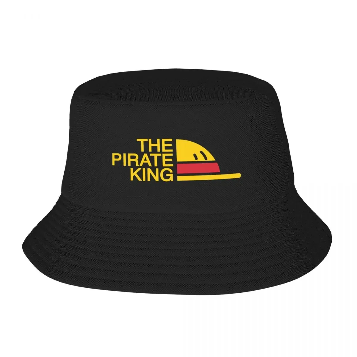 

Custom The Pirate King Beach Bucket Hat Women Men Unisex Luffy Anime Summer Fisherman's Hat