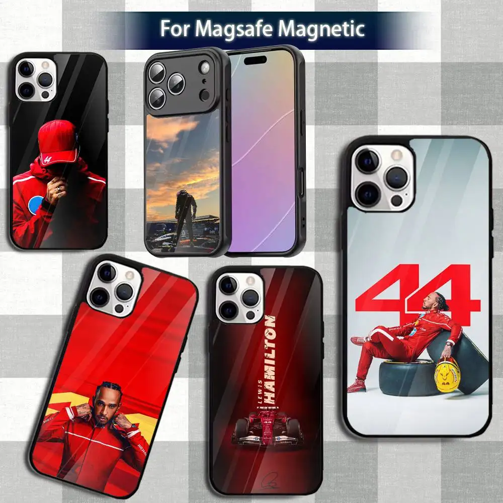 

44 DriverS Lewis H-Hamilton Phone Case For iPhone 13,12,15,17,11,16,14,Pro,Max,Plus,Mini,Magsafe,Magnetic Wireless Charging Case