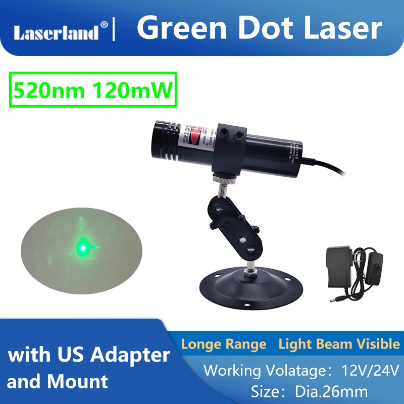 24V Rode Lijn Laser Module Houtbewerking Steen Zagerij Machine Positionering Puntzoeker