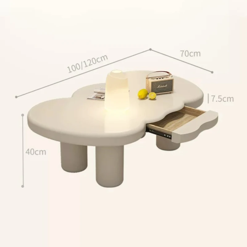 Desk Weird Coffee Table French Makeup Classic Storage Coffee Table Seating Irregular Mesa Auxiliar Furniture Living Room