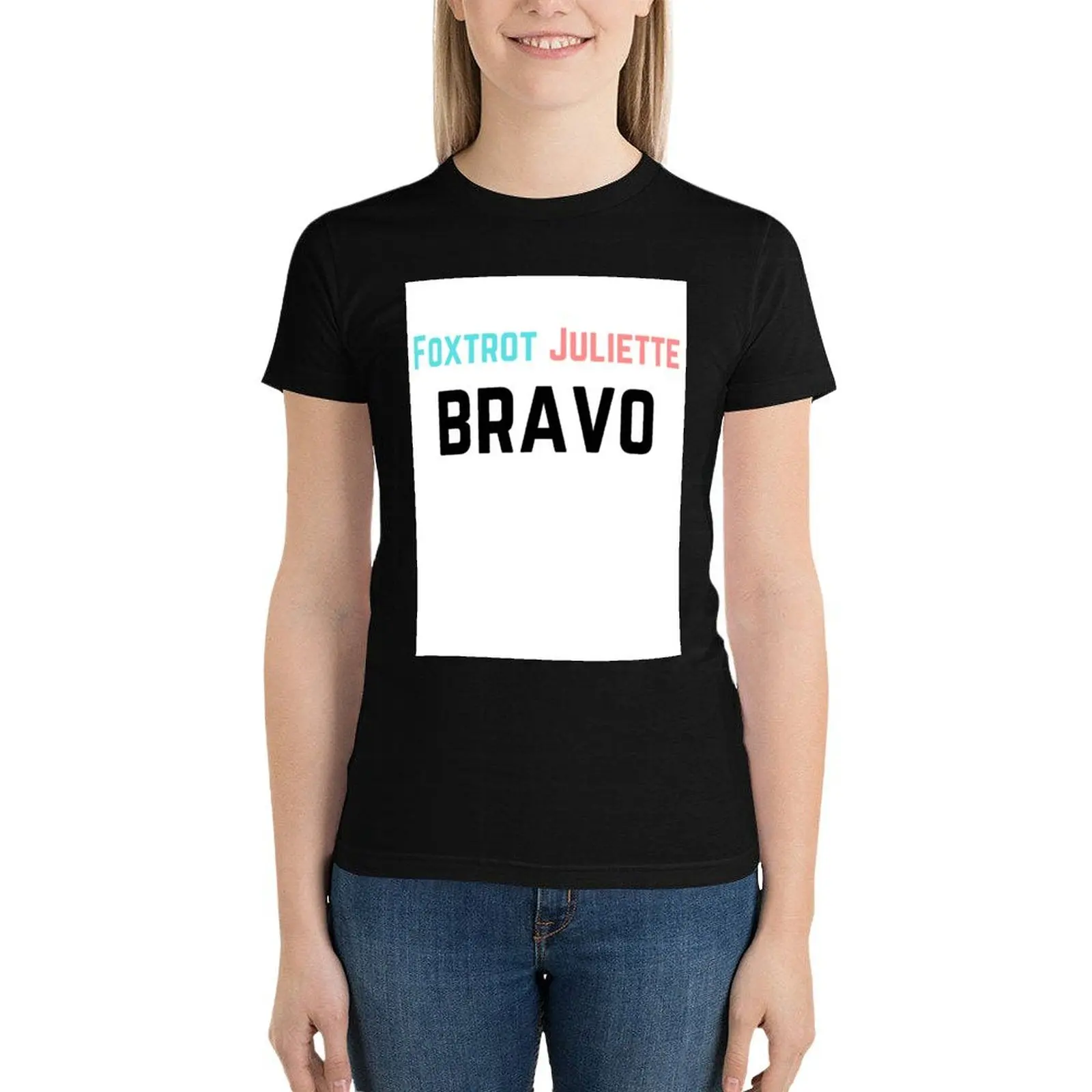 

Foxtrot Juliette Bravo T-Shirt Aesthetic clothing aesthetic clothes T-shirt Women