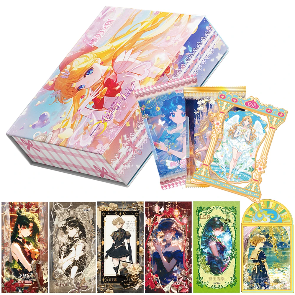 

Sailor Moon Collection Card Magical Girl Transformation Battle Theme Anime Exquisite Design Character Card Fun Children's Toys