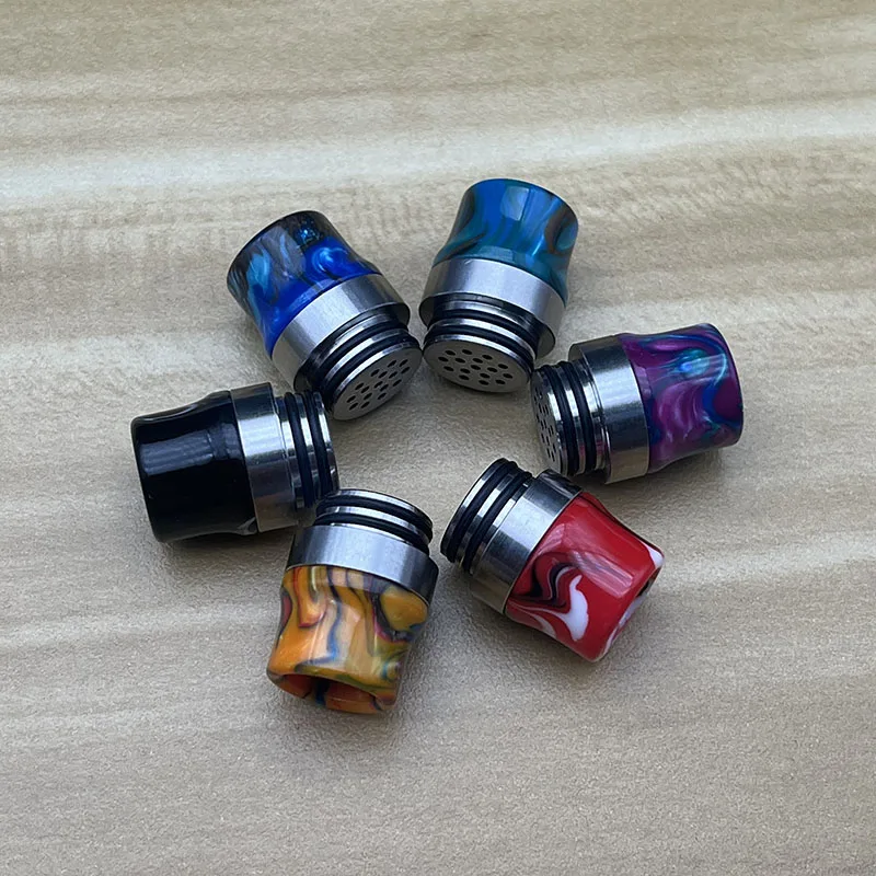 810 สแตนเลสสตีลเรซิ่นหยดเคล็ดลับสําหรับ Dead Rabbit/Kylin/Zeus RTA Tank Atomizer อุปกรณ์เสริม vape