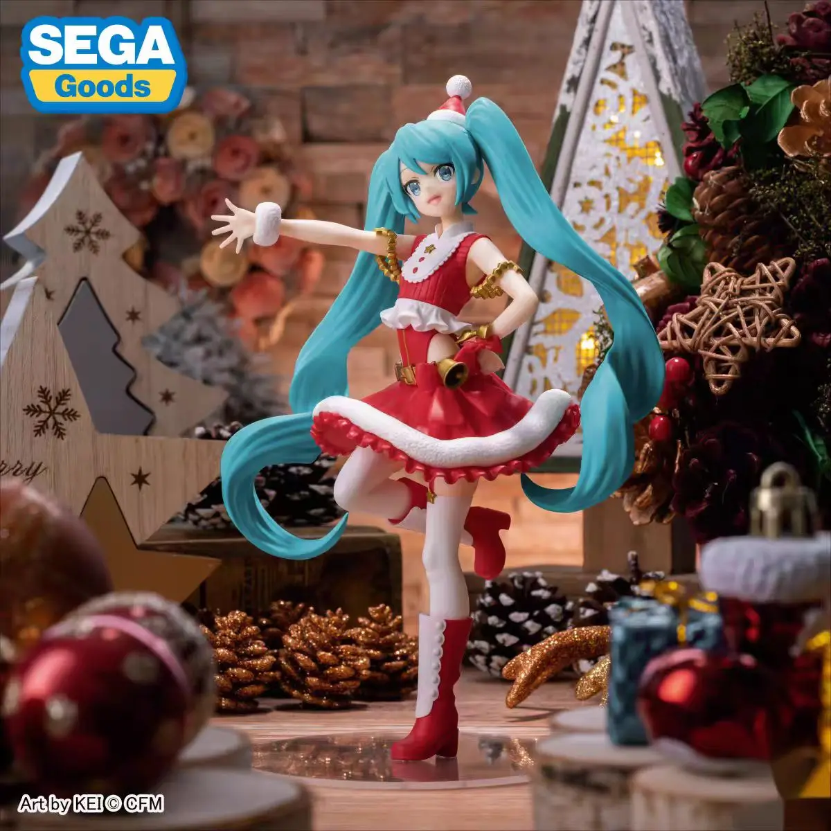 En Stock SEGA Luminaste Miku serie Navidad 2023 colección de acción modelo de figura juguete nuevo genuino