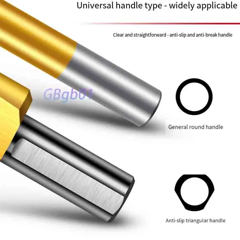 Serrated Step Drill Bit Set | for Hand Drill | Hole Enlargement & Chamfering on Steel Sheet Metal | Multi-size Hole Cutter Kit view 6