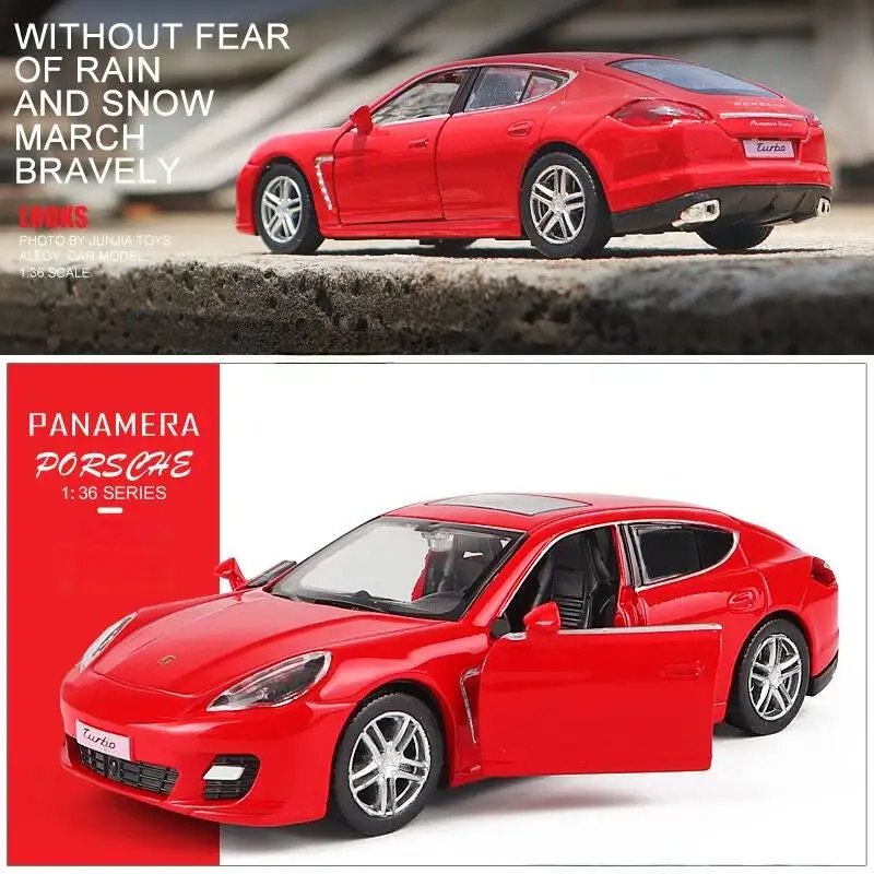 Porsche Panamera Turbo Coupe Simulation Diecast & Toy Vehicles Pull Back Car RMZ city 1:36 Alloy Car Model Gifts For Children