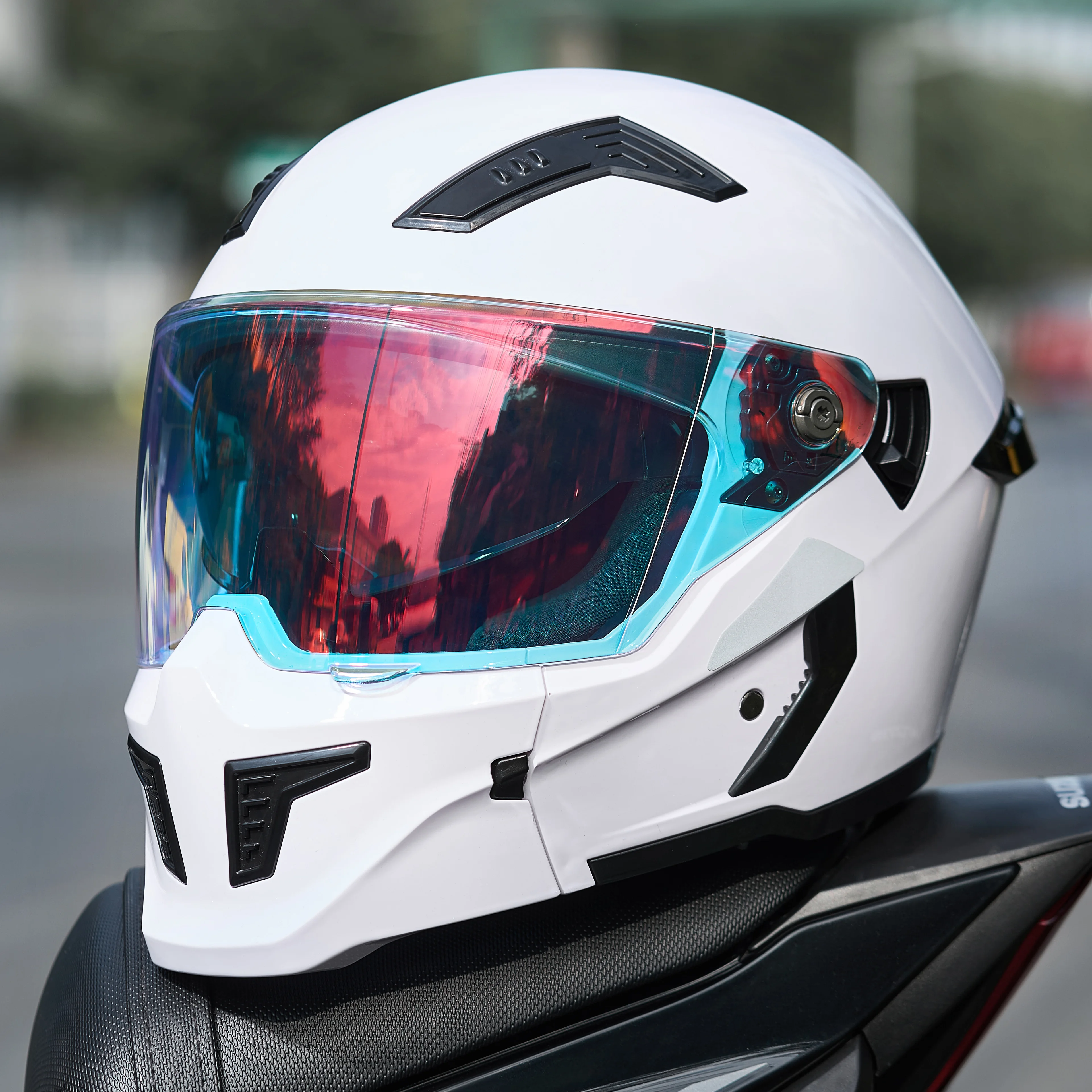 

Мотоциклетный шлем Cascos Para Motos для взрослых, анфас, модульный откидной шлем, шлем для мотокросса, солнцезащитная маска, шлем, одобренный в горошек