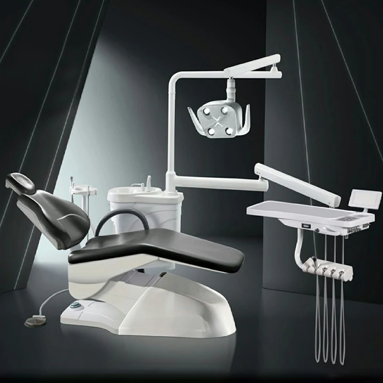 Chair Foshan High Quality  Equipment Led Light Electricity Turbine Dentist  Unit Chair