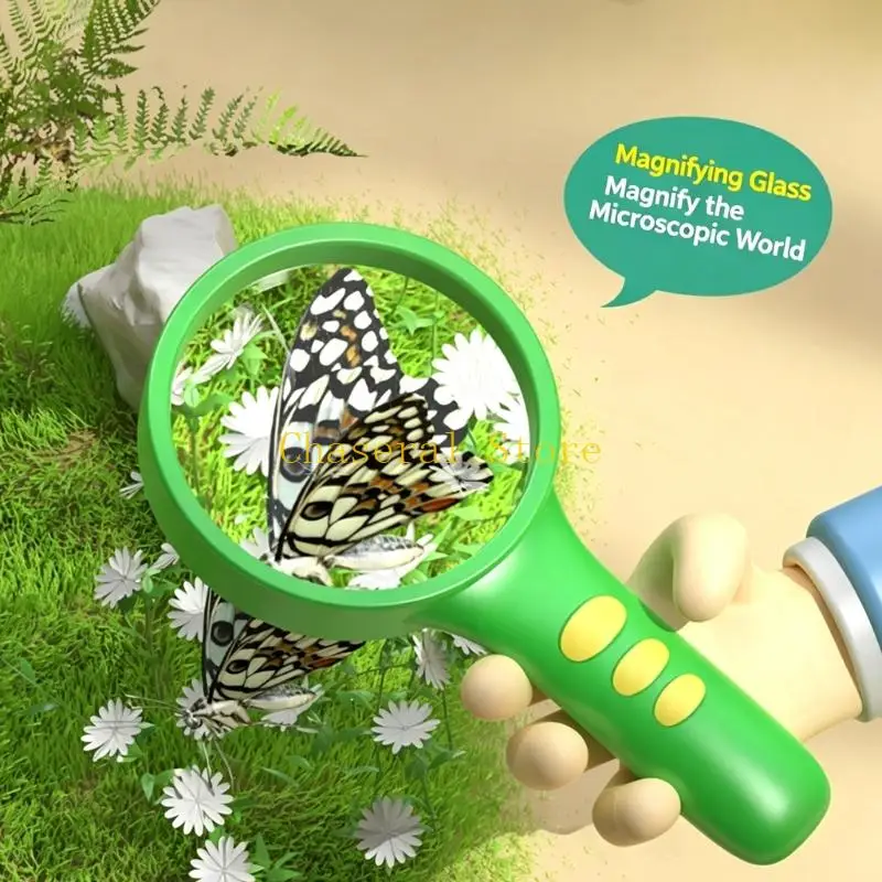 E7CE Portable Nature Study Toy for Children with Clear Insect Viewer, Magnifier and Shared Observation Tools for School Use