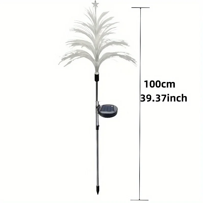 Solar Garden Light Latest Outdoor Decorative Solar Jellyfish Lamp with 7 Color-Changing Modes for Christmas Pool Yard Decoration