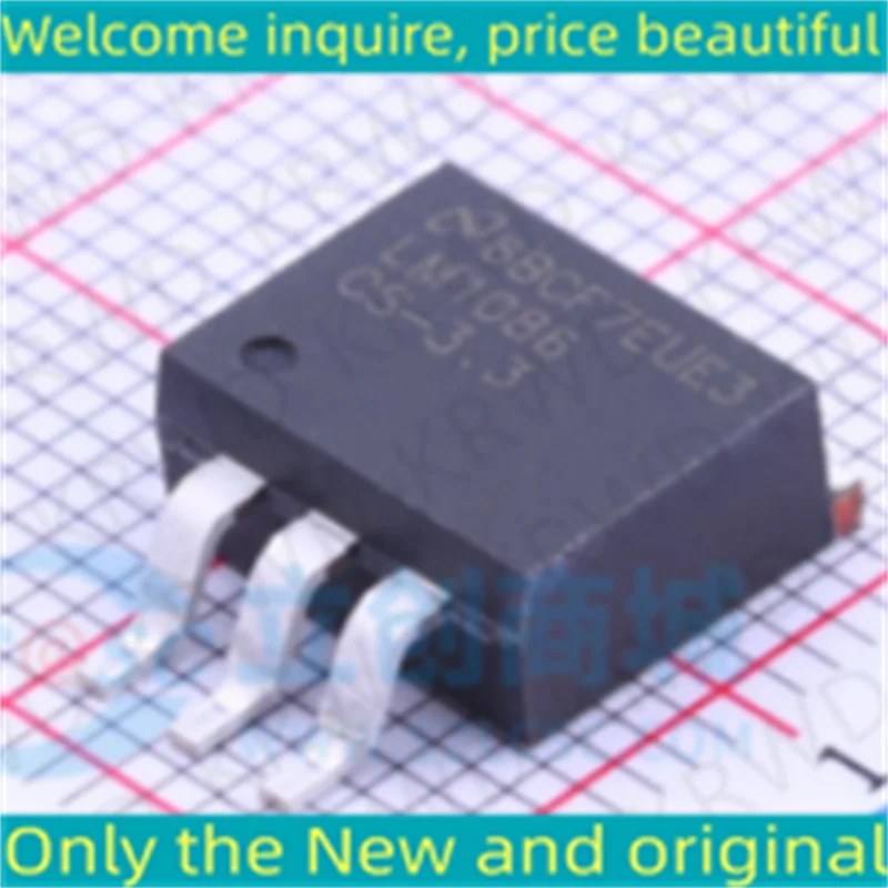 

10PCS LM1086CS-3.3 New and original LM1086CS-3.3/NOPB LM1086CS-3.3 LM1086CS LM1086 TO-263