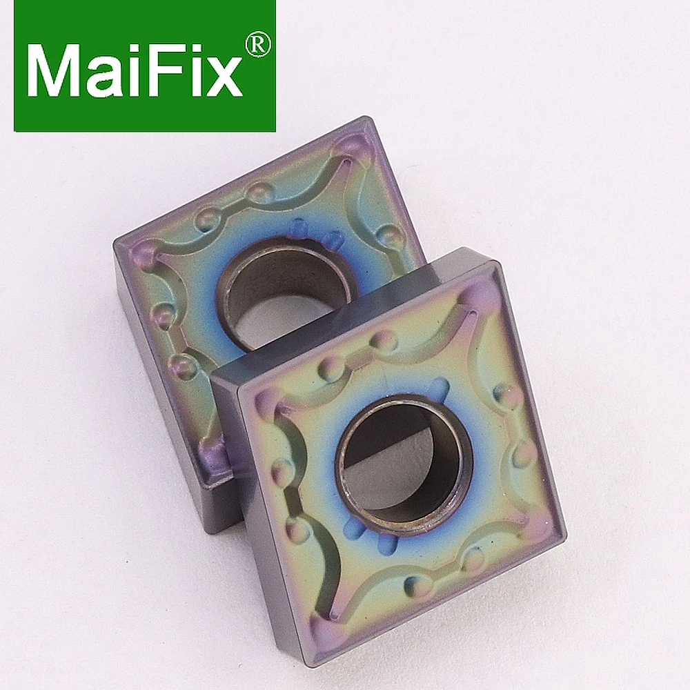 10PCS Maifix CNMG120404 CNMG120408 CNMG120412 ZM36H ZP16S External Turning Tools Carbide Insert CNMG Blade CNC Lathe Cutter Tool