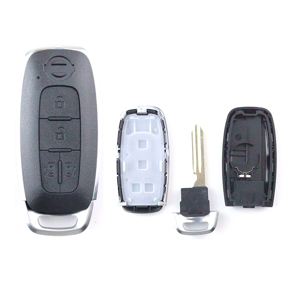 

Car Key Fob Case Shell Housing for Nissan Sakura B6 Aura X-trail T33 Roox B4 Series B44A B45A B47A B48A Infiniti Serena C28