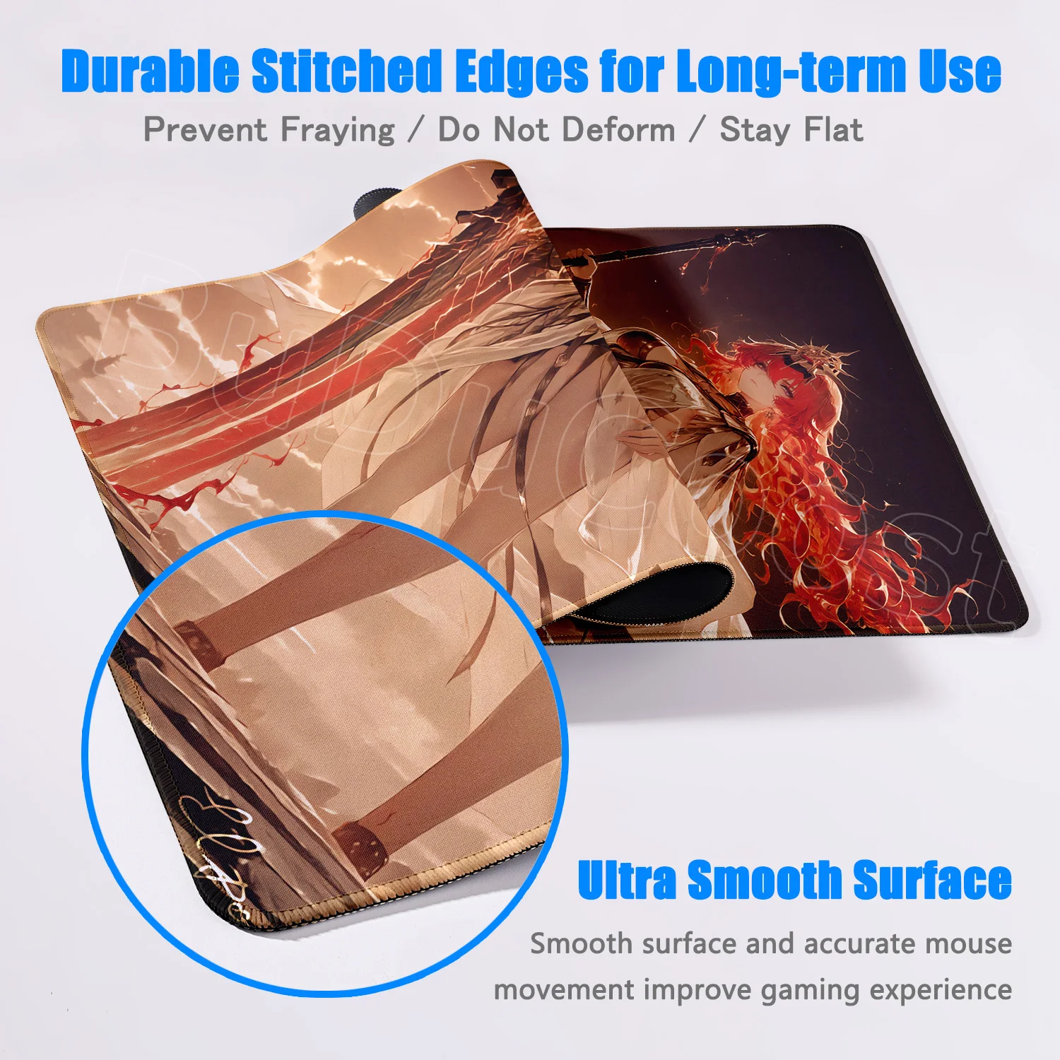 New Role Augusta Mousepad XXL Game Wuthering Waves HD Mouse Pad Gaming Laptop PC Keyboard Mat Anime Large Desk Mats Non-slip Rug