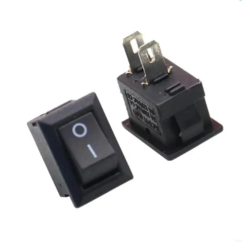 250V 3A Rocker Switches Car Switches Boat Truck Light Led Toggle Switches 2 Pin 72XB