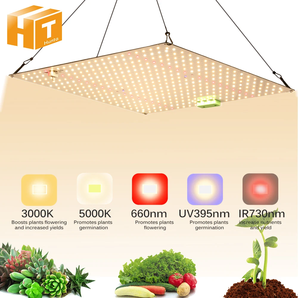 Full Spectrum LED Grow Light For Greenhouse Plants  65W 85W 100W 120W 150W LM281B 3000K 5000K High Brightness Growth Light