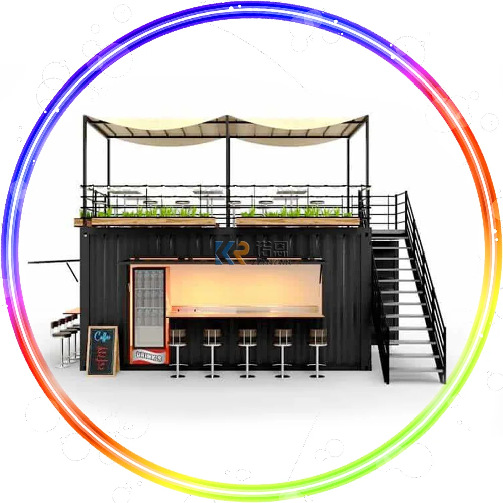 Contenedor Flotador para restaurante, contenedor para Pub, Bar, quiosco, cafetería, Bar, gran oferta de China, 2024