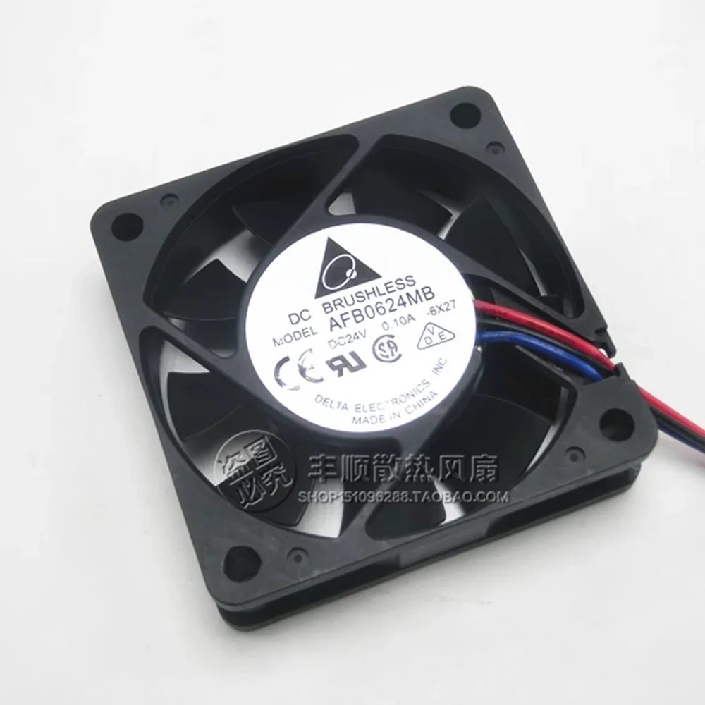 

New for AFB0624MB 6015 60*60*15mm 6cm 60mm cooling fan DDC 24V 0.10A for Delta